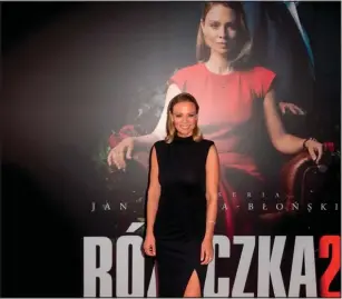  ?? Fot. Artur Zawadzki/Reporter ?? Magdalena Boczarska na premierze filmu „Różyczka 2”