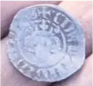  ??  ?? COIN OF REALM
Longcross penny