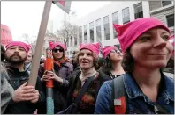  ?? RAY CHAVEZ — STAFF ARCHIVES ?? Demonstrat­ors take part in the Oakland Women’s March and rally a day after the inaugurati­on of Donald Trump on Jan. 21, 2017.