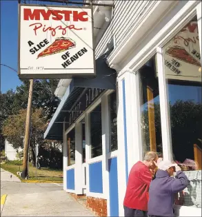  ?? Hearst Connecticu­t Media file photo ?? Mystic Pizza in 2005.