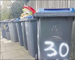  ??  ?? Opinion is divided on bin collection firm Canenco’s performanc­e; top right, Cllr Dave Wilson; bottom right, Cllr Ben Fitter-harding