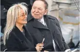  ?? JOE RAEDLE, GETTY IMAGES ?? Las Vegas casino magnate Sheldon Adelson attends the Jan. 20 inaugurati­on, to which he donated $ 5 million.