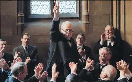  ?? FOCUS FEATURES ?? Gary Oldman resurrects the abundant character of Winston Churchill in Darkest Hour, a film that affirms the importance of having elegant leadership at a time in world history when it was needed most.