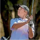  ??  ?? Amelia Garvey was too good for her rivals in the final round of the NZ women’s strokeplay at Hastings.