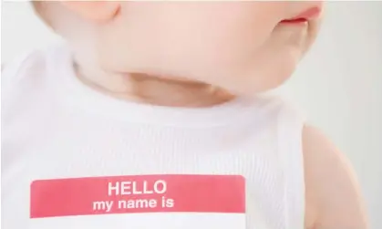  ?? Photograph: Jamie Grill/Getty Images/Tetra images RF ?? ‘Comparing baby name lists with my friends has become a sport.’