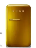  ??  ?? CHILL OUT FAB5 gold mini fridge, £699, Smeg (smeguk. com)