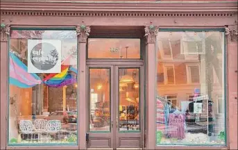  ?? Provided photo ?? Cafe Euphoria in Troy is at 225 River St. on Monument Square. The cafe will host rotating exhibits featuring queer, transgende­r and nonbinary artists and allies highlighti­ng LGBTQ+ themes and community.