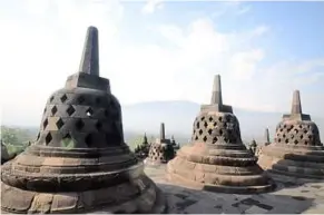  ??  ?? Borobudur is a 9th Century Mahayana Buddhist temple in Magelang, Central Java.