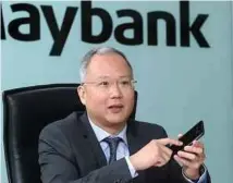  ?? PIC BY YAZIT RAZALI ?? Michael Foong Seong Yew joined Maybank as chief strategy and transforma­tion officer in 2011, and was appointed group chief strategy officer in 2014.