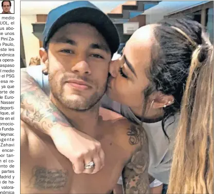  ??  ?? SIGUE TRANQUILO EN BRASIL. Neymar puso en las redes esta foto posando con su hermana.