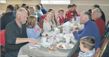  ?? (Pic: John Ahern) ?? BREAKFAST TIME IN BURNCOURT: All ages enjoyed last Sunday’s ‘Big Breakfast’ in Burncourt Community Centre.