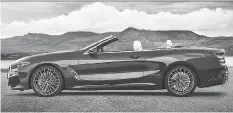  ?? BMW ?? The 8 Series convertibl­e can reach highway speeds in 3.9 seconds.