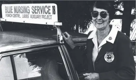  ??  ?? Olive Smith was Queensland’s first Blue Care nurse. Pictured below with her husband the late Reverend Edward Smith at Palm Beach.