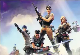  ??  ?? HIT: Fortnite fever has gripped the nation amid concerns over addictive play