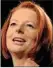  ??  ?? Support: Australian PM Julia Gillard