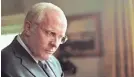  ?? GREIG FRASER/ANNAPURNA PICTURES ?? Christian Bale is Dick Cheney in “Vice”