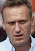  ??  ?? Detention: Alexei Navalny