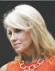  ??  ?? Víctima. “Soy una víctima de agresión sexual”, difundió ayer la consejera de la Casa Blanca, Kellyanne Conway, a CNN, y agregó que no se debe juzgar a los perpetrado­res según su política.