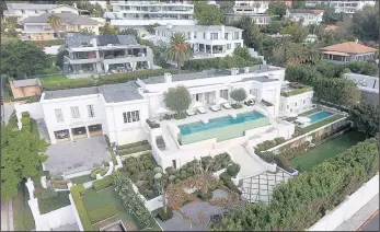  ??  ?? This 3 247m² estate in Fresnaye, where fibre-optic connectivi­ty is on the way is listed for a record price of R185 million.