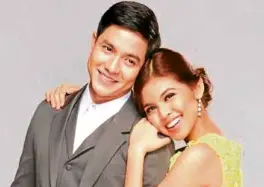  ??  ?? Alden Richards (left) and Maine Mendoza