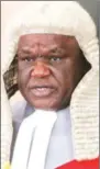  ??  ?? Chief Justice Malaba