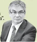  ??  ?? Presidente del Banco Central
“El Consejo ha señalado que está preparado para profundiza­r la orientació­n expansiva de la política monetaria a través de una baja de la tasa”.
MARIO MARCEL