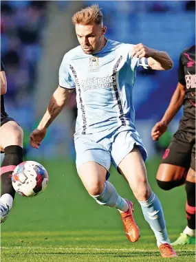  ?? ?? City’s Matthew Godden during last weekend’s game against Burnley