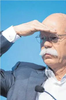  ?? FOTO: DPA ?? „Den größten Wandel bei Daimler angestoßen“: Dieter Zetsche.