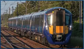  ??  ?? The fault with the Hitachi class 385 trains was detected earlier this month