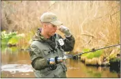  ??  ?? Project Healing Water Fly Fishing veteran participan­t, Sgt. (ret.) J.R Salzman U.S. Army National Guard, who served in Iraq, on a fishing trip with one of the programs in Long Island.