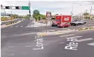  ?? SOURCE: CITY OF ALBUQUERQU­E ?? Drivers traveling east on Central toward Downtown who want to turn right at Lomas to continue on to Central Avenue have a “no turn on red” sign — and are reportedly ignoring it.