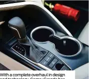  ??  ?? With a complete overhaul in design and technology, Camry Grande has establishe­d itself as first among equals