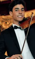  ??  ?? Violino Riccardo Zamuner