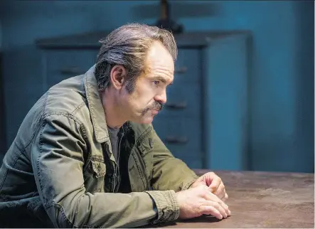  ?? COURTESY, AMB. ?? Steven Ogg’s character met his end in The Walking Dead — and then so did the ’stache.