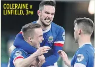  ??  ?? FORM Aaron Burns scored in midweek win over Glenavon