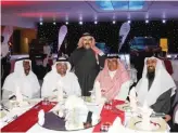  ??  ?? Photo shows Yousuf Al-Marzouq, Editor-in-Chief of Al-Anbaa daily (second left) with some of the guests