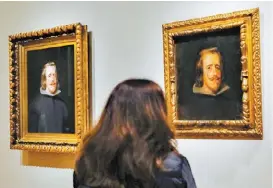  ?? EFE ?? Dos retratos del monarca español Felipe IV.
