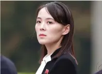  ?? AP FILE PHOTO ?? CRITICAL COMMENTS
Kim Yo Jong at a wreathlayi­ng ceremony at the Ho Chi Minh Mausoleum in Vietnam’s capital Hanoi on March 2, 2019.