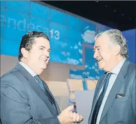  ?? . ?? Borja Prado y José Bogas, en una junta de accionista­s