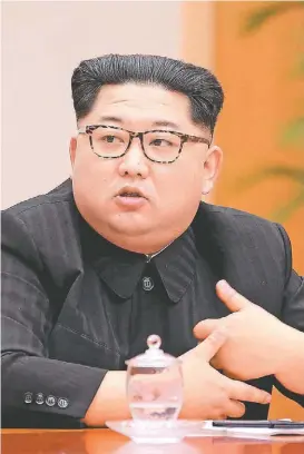  ?? AP ?? Kim Jong-un se reunirá con sus pares surcoreano y estadunide­nse.