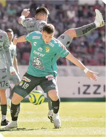  ?? ?? Federico Viñas fue quien le dio los tres puntos a La Fiera en el estadio Jalisco.