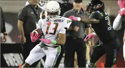  ??  ?? In this Jan. 3 file photo, Team Flash running back Jerrion Ealy, during the Under Armour All America Game in Orlando, Fla. JOE BURBANK/ORLANDO SENTINEL VIA AP