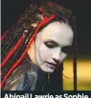  ??  ?? Abigail Lawrie as Sophie