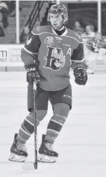  ??  ?? Jared Mcisaac of the Halifax Mooseheads has an outstandin­g hockey career ahead of him.