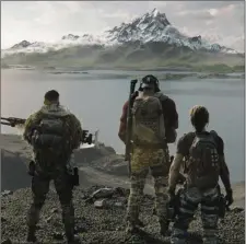  ??  ?? Ghost Recon Breakpoint heavily dilutes the ‘behind-enemy-lines’ premise with weird hub-worlds in the mountains and its gentle insistence on gunning and looting.