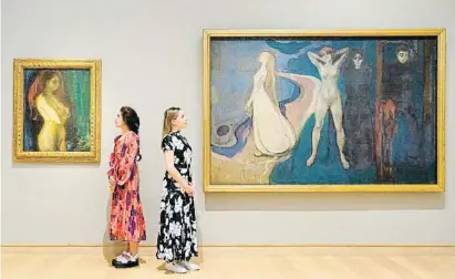  ?? Dominic Lipinski - PA Images / Getty ?? i d’Evard Munch, a la Courtauld Gallery