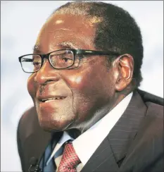  ??  ?? President Mugabe