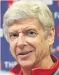  ??  ?? SIX FA CUPS Wenger