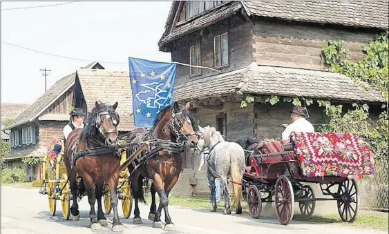  ??  ?? TURISTIČKI ADUTI Zasigurno je najveći turistički adut Sisačko-moslavačke županije Park prirode Lonjsko polje, udaljen 50-ak kilometara od Zagreba. U njemu su prvo europsko selo roda Čigoč te selo graditeljs­ke baštine Krapje