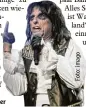  ??  ?? Kommt auch: Alice Cooper